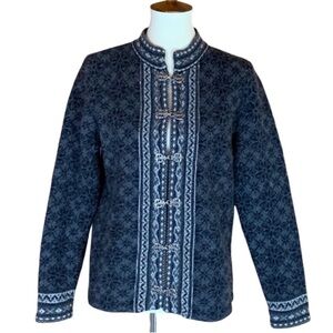 Vintage Rosanna lambswool cardigan sweater Made in Australia Size Medium Petite